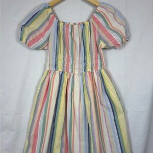 Wonder Nation Pink and Yellow Pleated Sundress